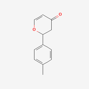 2-(4-Methylphenyl)-2,3-dihydro-4H-pyran-4-one