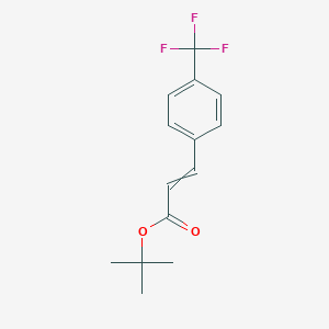 tert-Butyl 3-[4-(trifluoromethyl)phenyl]prop-2-enoate