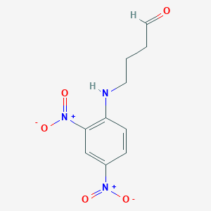 molecular formula C10H11N3O5 B14242755 4-(2,4-Dinitroanilino)butanal CAS No. 206558-64-7