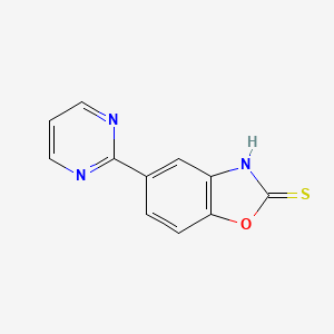 5-(Pyrimidin-2-yl)-1,3-benzoxazole-2(3H)-thione