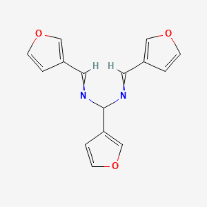 N,N'-[(Furan-3-yl)methylene]bis[1-(furan-3-yl)methanimine]