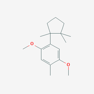 Benzene, 1,4-dimethoxy-2-methyl-5-(1,2,2-trimethylcyclopentyl)-