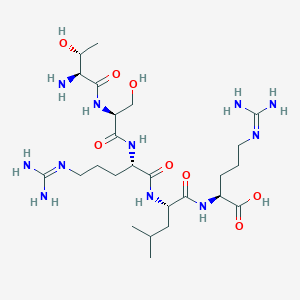 L-Threonyl-L-seryl-N~5~-(diaminomethylidene)-L-ornithyl-L-leucyl-N~5~-(diaminomethylidene)-L-ornithine