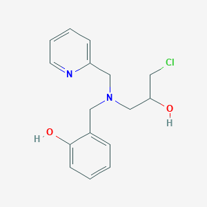 2-({(3-Chloro-2-hydroxypropyl)[(pyridin-2-yl)methyl]amino}methyl)phenol