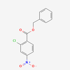 molecular formula C14H10ClNO4 B14242873 Benzyl 2-chloro-4-nitrobenzoate CAS No. 250790-07-9