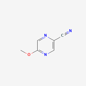 molecular formula C6H5N3O B1424288 5-Methoxypyrazine-2-carbonitrile CAS No. 38789-76-3