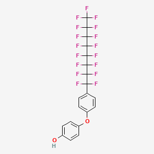 4-[4-(Heptadecafluorooctyl)phenoxy]phenol