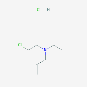 N-(2-chloroethyl)-N-prop-2-enylpropan-2-amine;hydrochloride