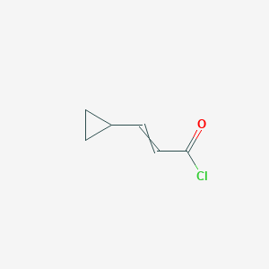 3-Cyclopropylprop-2-enoyl chloride