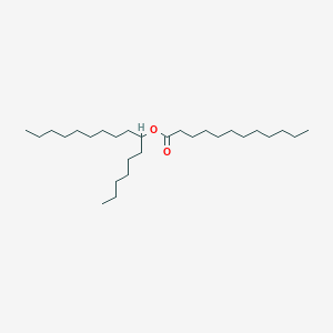 molecular formula C28H56O2 B14242906 Hexadecan-7-YL dodecanoate CAS No. 227450-65-9