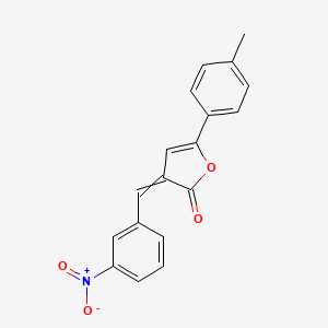 5-(4-Methylphenyl)-3-[(3-nitrophenyl)methylidene]furan-2-one