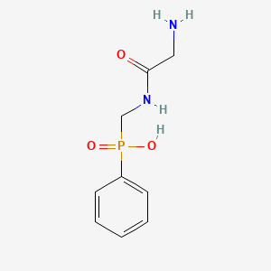 Phosphinic acid, [[(aminoacetyl)amino]methyl]phenyl-