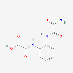 {2-[2-(Methylamino)(oxo)acetamido]anilino}(oxo)acetic acid