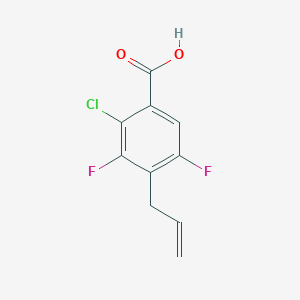 2-Chloro-3,5-difluoro-4-(prop-2-en-1-yl)benzoic acid