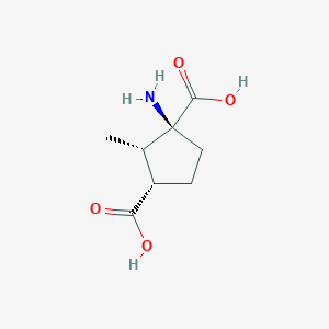 (1S,2S,3S)-1-Amino-2-methylcyclopentane-1,3-dicarboxylic acid