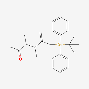 5-Hexen-2-one, 5-[[(1,1-dimethylethyl)diphenylsilyl]methyl]-3,4-dimethyl-