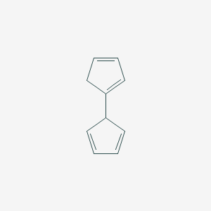 molecular formula C10H10 B14243074 1,3-Cyclopentadiene, 1-(2,4-cyclopentadien-1-yl)- CAS No. 189101-99-3