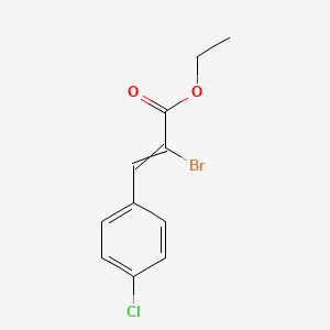 Ethyl 2-bromo-3-(4-chlorophenyl)prop-2-enoate