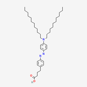 4-(4-{(E)-[4-(Didodecylamino)phenyl]diazenyl}phenyl)butanoic acid