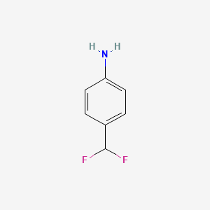 B1424316 4-(Difluoromethyl)aniline CAS No. 49658-26-6