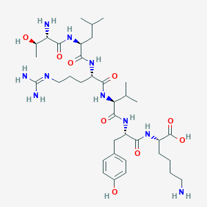 L-Lysine, L-threonyl-L-leucyl-L-arginyl-L-valyl-L-tyrosyl-