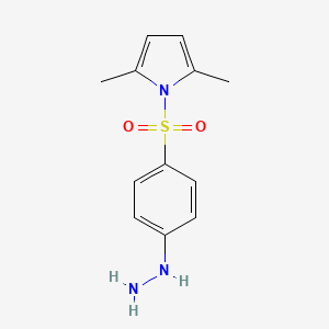 1-(4-Hydrazinylbenzene-1-sulfonyl)-2,5-dimethyl-1H-pyrrole