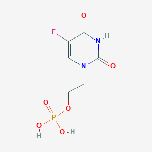 2-(5-Fluoro-2,4-dioxo-3,4-dihydropyrimidin-1(2H)-yl)ethyl dihydrogen phosphate