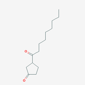 3-Nonanoylcyclopentan-1-one