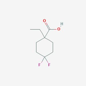 1-Ethyl-4,4-difluorocyclohexane-1-carboxylic acid