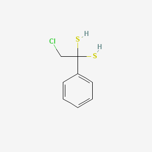 1,1-Ethanedithiol, 2-chloro-1-phenyl-