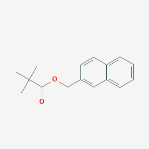 molecular formula C16H18O2 B14243366 (Naphthalen-2-yl)methyl 2,2-dimethylpropanoate CAS No. 184424-59-7