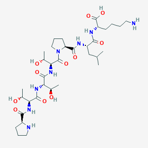 L-Prolyl-L-threonyl-L-threonyl-L-threonyl-L-prolyl-L-leucyl-L-lysine