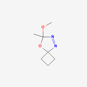 7-Methoxy-7-methyl-8-oxa-5,6-diazaspiro[3.4]oct-5-ene