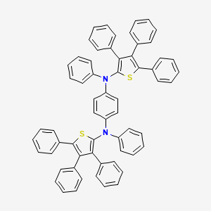 N~1~,N~4~-Diphenyl-N~1~,N~4~-bis(3,4,5-triphenylthiophen-2-yl)benzene-1,4-diamine