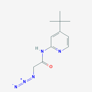 molecular formula C11H15N5O B14243456 2-Azido-N-(4-tert-butylpyridin-2-yl)acetamide CAS No. 213917-59-0