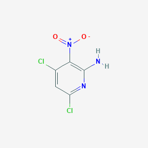 molecular formula C5H3Cl2N3O2 B1424348 4,6-Dichloro-3-nitropyridin-2-amine CAS No. 37660-64-3