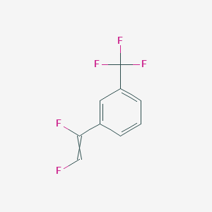 molecular formula C9H5F5 B14243567 1-(1,2-Difluoroethenyl)-3-(trifluoromethyl)benzene CAS No. 316173-89-4