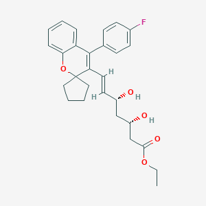 molecular formula C28H31FO5 B142436 Bervastatin CAS No. 132017-01-7