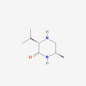 molecular formula C8H16N2O B14243655 (3S,6S)-6-Methyl-3-(propan-2-yl)piperazin-2-one CAS No. 509149-18-2