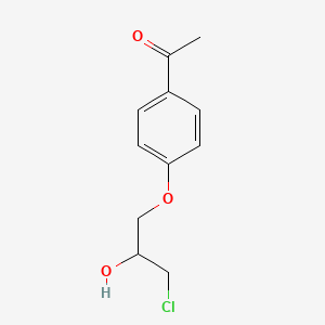 Ethanone, 1-[4-(3-chloro-2-hydroxypropoxy)phenyl]-