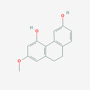 molecular formula C15H14O3 B1424367 7-甲氧基-9,10-二氢菲-3,5-二醇 CAS No. 71135-80-3