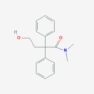 molecular formula C18H21NO2 B142437 N,N-Dimethyl-2,2-diphenyl-4-hydroxybutyramide CAS No. 37743-13-8