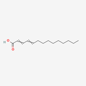 molecular formula C14H24O2 B1424370 Tetradecadienoic acid CAS No. 24738-49-6