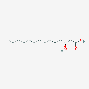 molecular formula C15H30O3 B14243707 (r)-3-Hydroxy-13-methyltetradecanoic acid CAS No. 221695-92-7