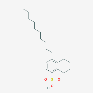 4-Decyl-5,6,7,8-tetrahydronaphthalene-1-sulfonic acid