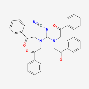 N''-Cyano-N,N,N',N'-tetrakis(2-oxo-2-phenylethyl)guanidine