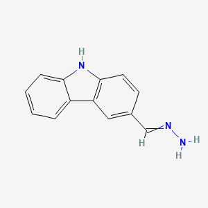 3-(Hydrazinylidenemethyl)-9H-carbazole