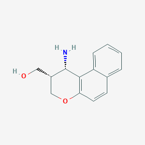 [(1S,2S)-1-amino-2,3-dihydro-1H-benzo[f]chromen-2-yl]methanol