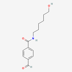 molecular formula C14H19NO3 B14243841 4-Formyl-N-(6-hydroxyhexyl)benzamide CAS No. 392656-94-9