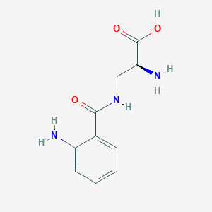 molecular formula C10H13N3O3 B14243852 3-(2-Aminobenzamido)-L-alanine CAS No. 478015-51-9